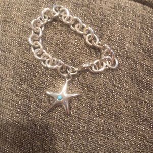 Tiffany & Co starfish chain link bracelet